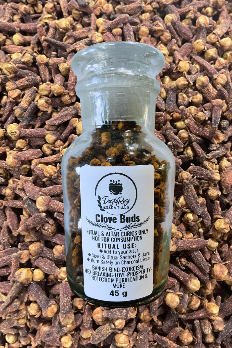 Whole Clove Buds 45 Grams in Apothecary Jar