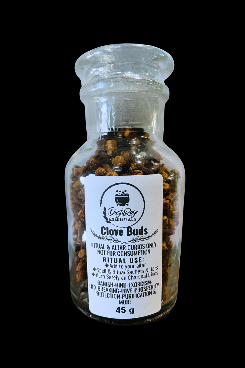 Whole Clove Buds 45 Grams in Apothecary Jar