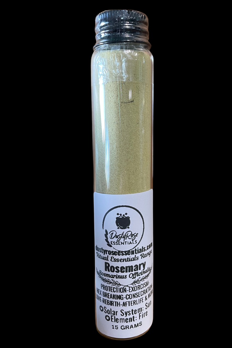DRE Ritual Essentials Range: Rosemary POWDER 15 Grams in Glass Jar