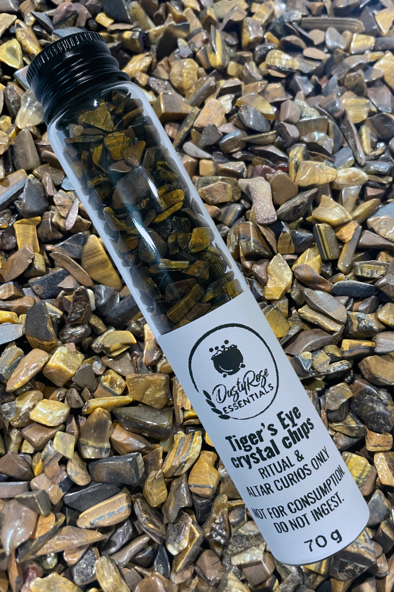 Tiger's Eye Crystal Chips