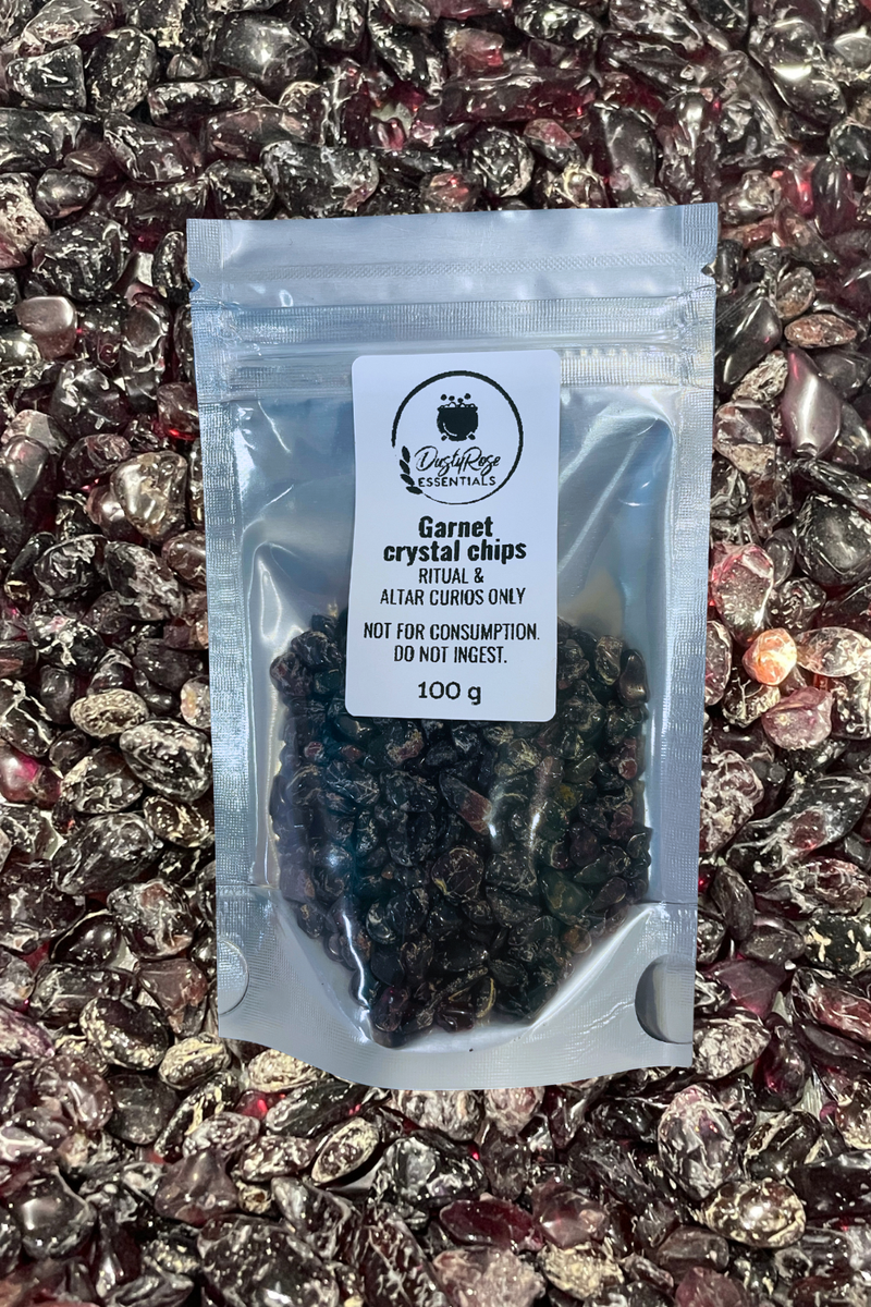 Garnet Crystal Chips