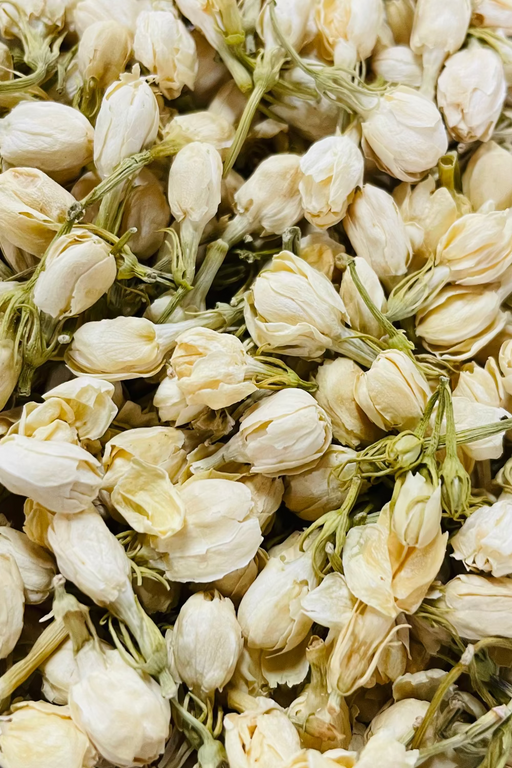 close up of Dried jasmine buds 