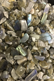 Labradorite Crystal Chips - Dusty Rose Essentials