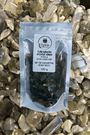 Labradorite Crystal Chips - Dusty Rose Essentials
