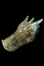 Labradorite Dragon Skull - Dusty Rose Essentials