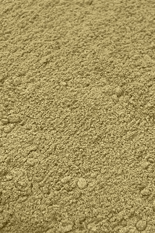 close-up of lavender powder