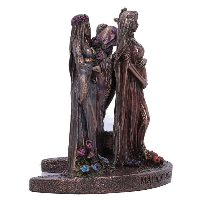 Maiden, Mother, and Crone Trio of Life 10.5 cm Mini Figurine - Dusty Rose Essentials