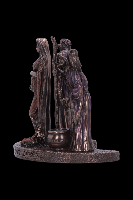 Maiden, Mother, and Crone Trio of Life 10.5 cm Mini Figurine - Dusty Rose Essentials