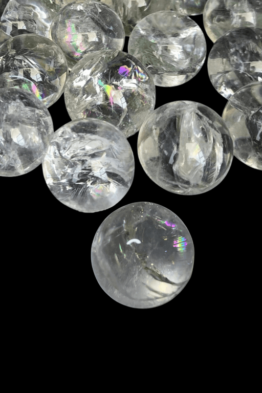 Mini Clear Quartz Sphere - Dusty Rose Essentials