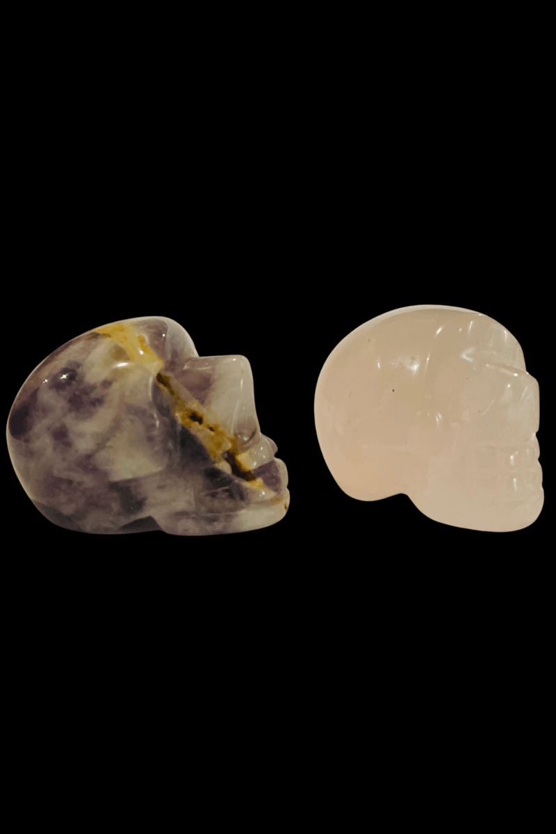 Mini Crystal Skull - Dusty Rose Essentials