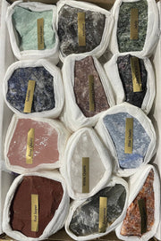 Mixed Box of Raw Crystals - Dusty Rose Essentials