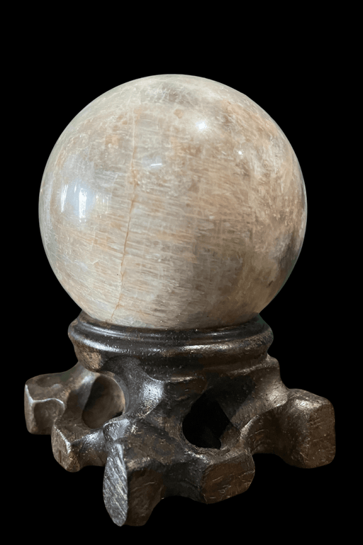 Moonstone Sphere ≈345 Grams - Dusty Rose Essentials