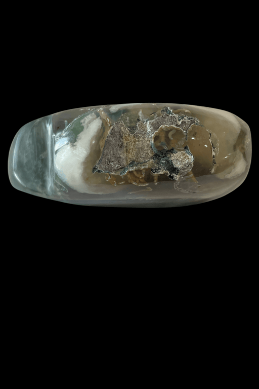 Moss Agate Heart - Dusty Rose Essentials
