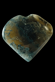 Moss Agate Heart - Dusty Rose Essentials