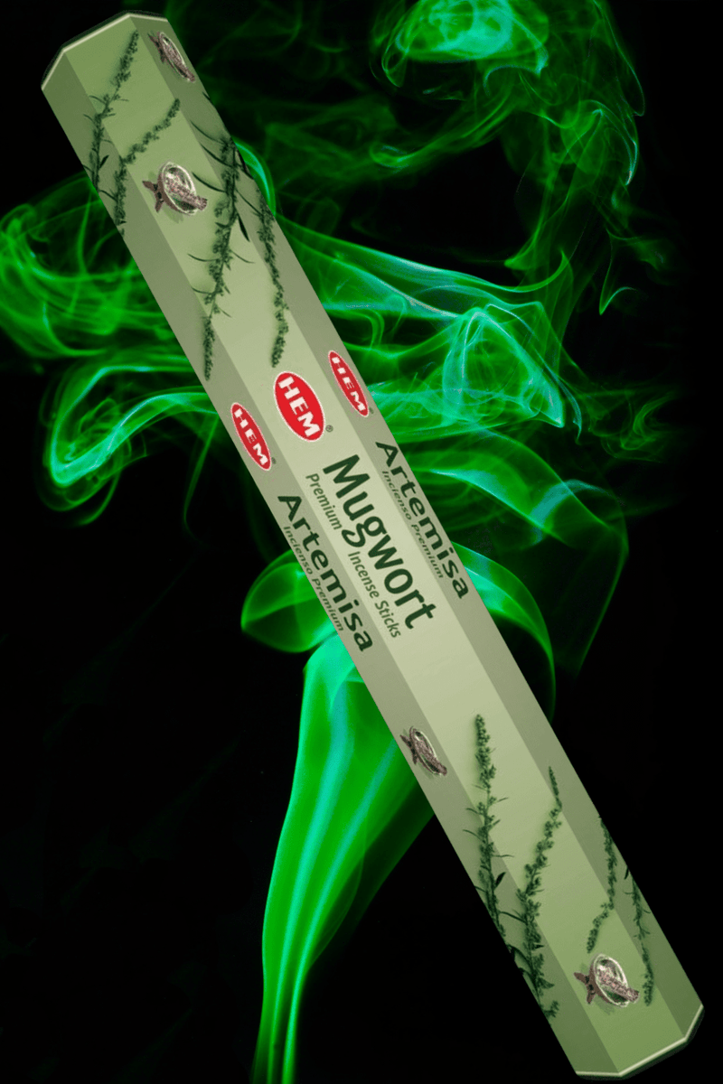 Mugwort Premium Incense Sticks : HEM 20 Sticks - Dusty Rose Essentials