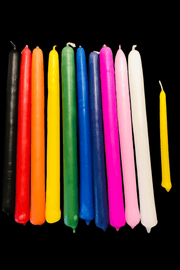 Nimbin Taper Candles 25cm Individual OR 6 - pack - Dusty Rose Essentials