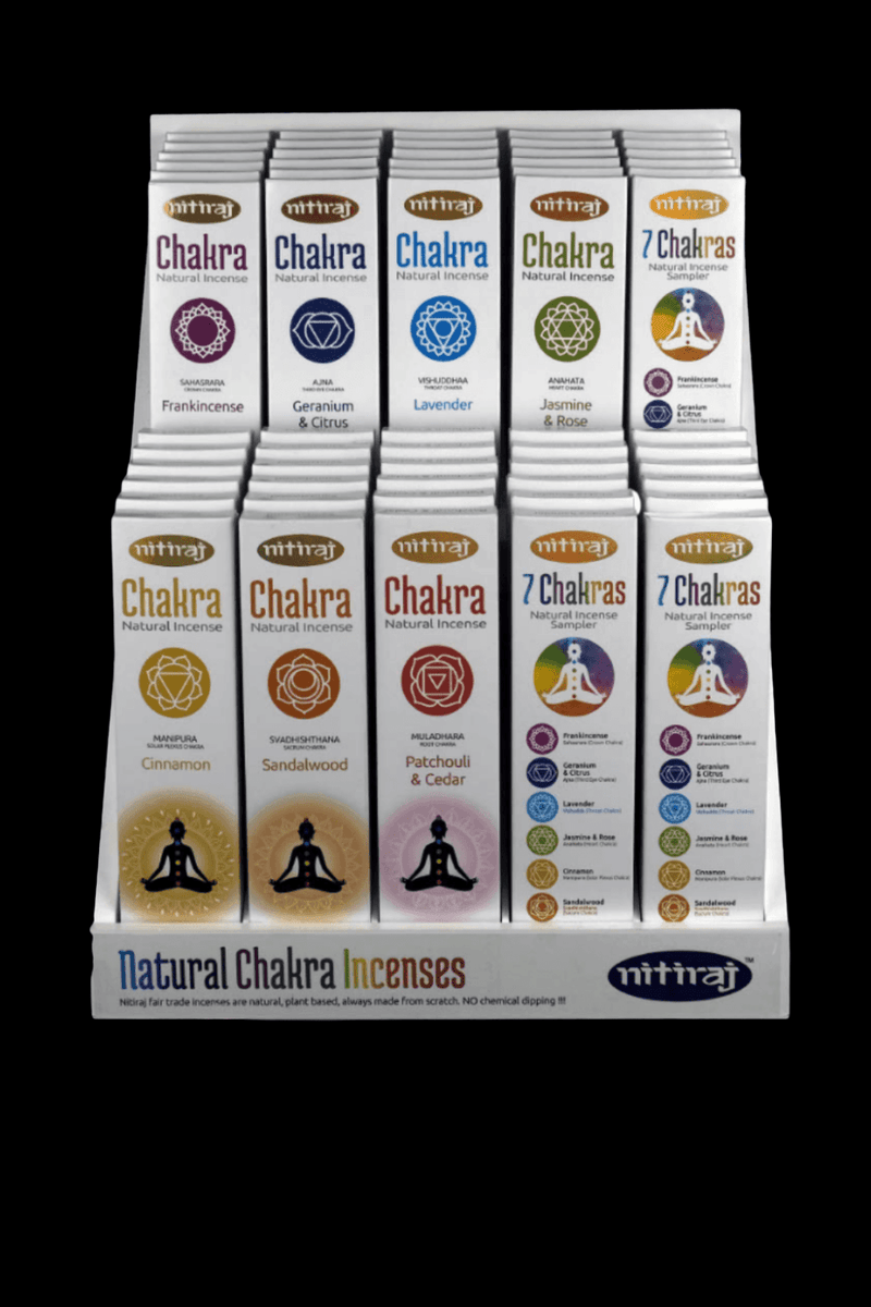 Nitiraj Incense Premium Natural Chakra Series - Dusty Rose Essentials