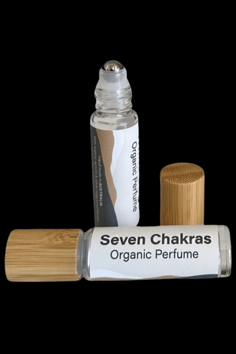 Organic Seven Chakras Perfume Oil - Australian Made - Dusty Rose Essentials