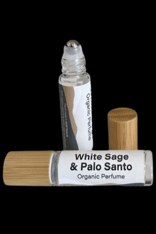 Organic White Sage & Palo Santo Perfume Oil - Australian Made - Dusty Rose Essentials