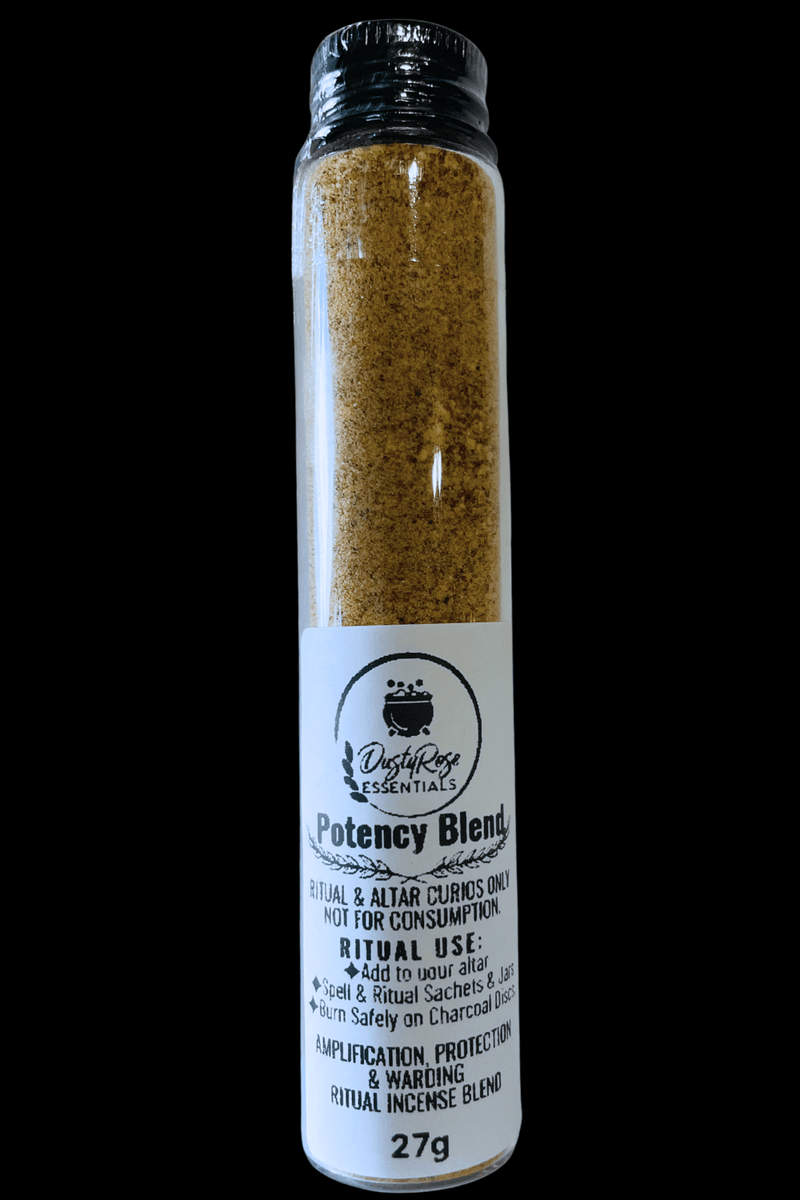 Potency | Amplification, Protection, & Warding Ritual Incense Blend - Dusty Rose Essentials