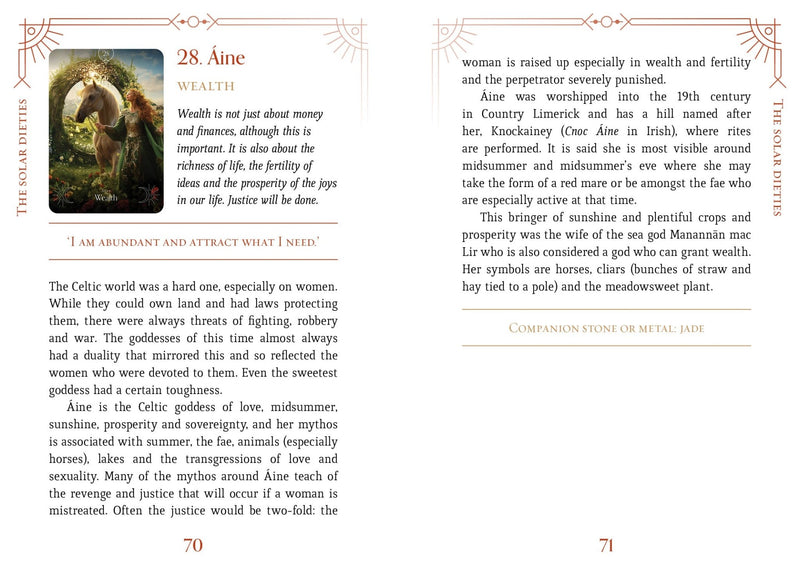 Queen Of The Sun Oracle - Dusty Rose Essentials
