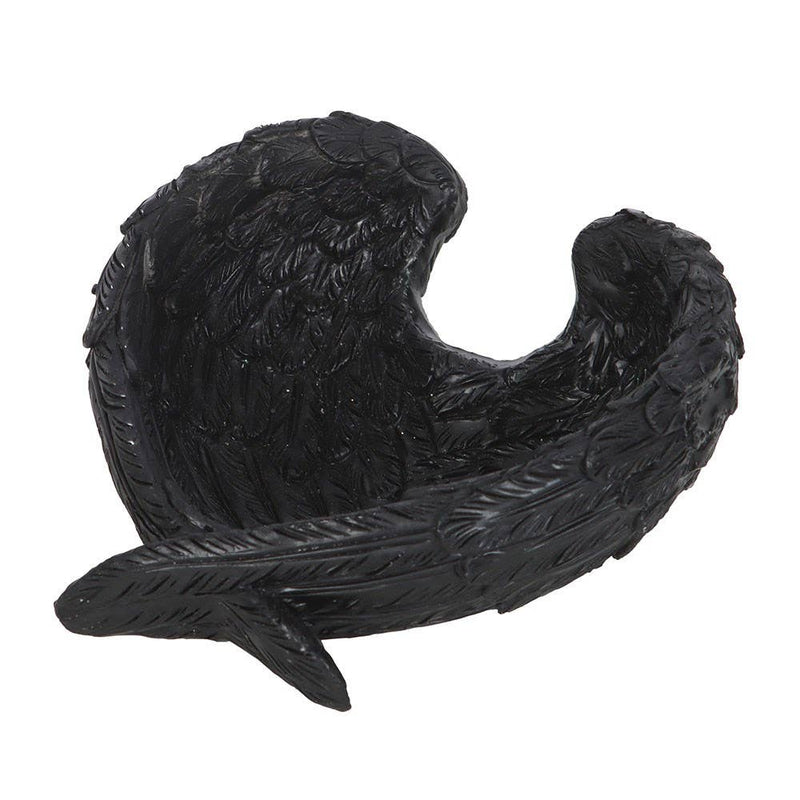 Raven Wings Resin Trinket Dish - Dusty Rose Essentials