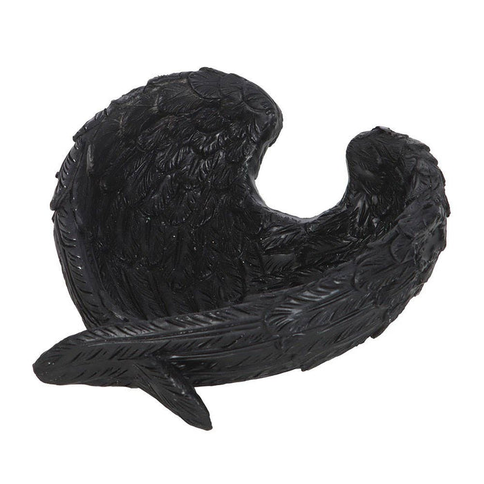 Raven Wings Resin Trinket Dish - Dusty Rose Essentials