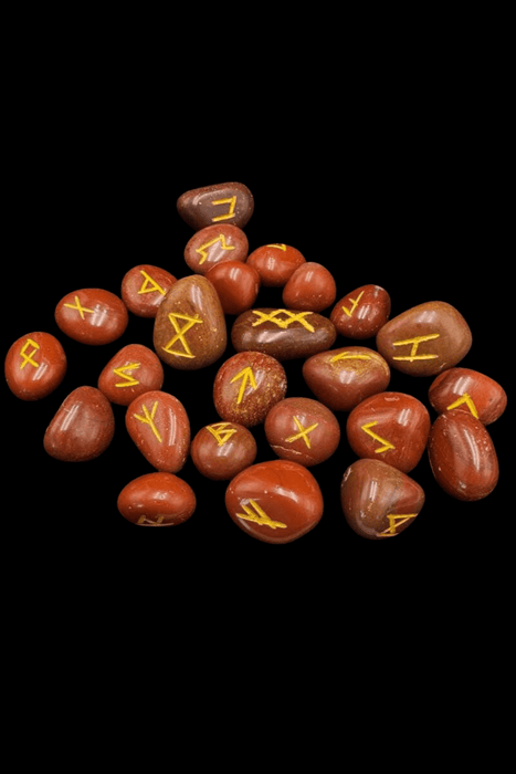 Red Jasper Rune Set - Dusty Rose Essentials