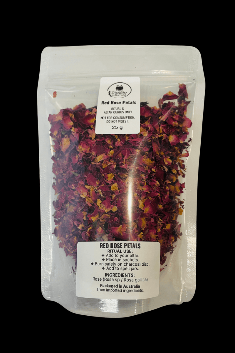 Red Rose Petals 25 Grams - Dusty Rose Essentials