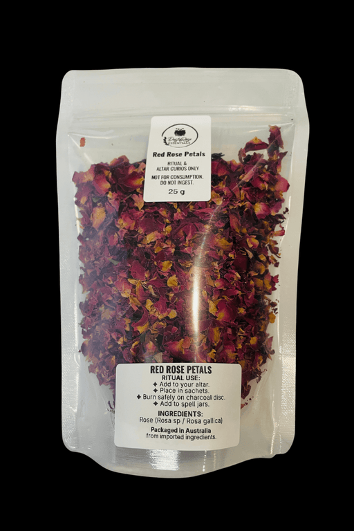 Red Rose Petals 25 Grams - Dusty Rose Essentials