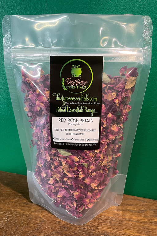 Red Rose Petals 25 Grams - Dusty Rose Essentials