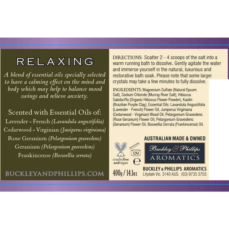 Relaxing Bath Soak - Dusty Rose Essentials