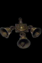 Rustic Sun & Moon Brass Triple Doorbell - Dusty Rose Essentials