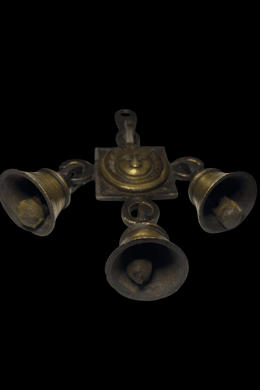 Rustic Sun & Moon Brass Triple Doorbell - Dusty Rose Essentials