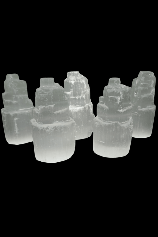 Satin Spar Tower size 5 to 6cm - Dusty Rose Essentials
