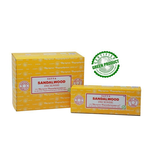 Satya Sandalwood Incense Sticks 250 - Gram Bulk Pack - Dusty Rose Essentials