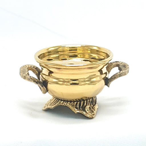 SECONDS Brass Offering Bowl/Charcoal Burner - Dusty Rose Essentials