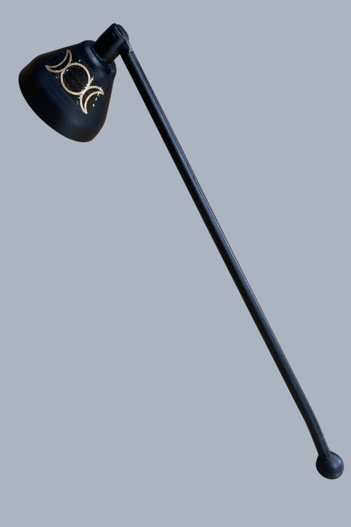 SECONDS Candle Snuffer Black w/ Triple Moon - Dusty Rose Essentials