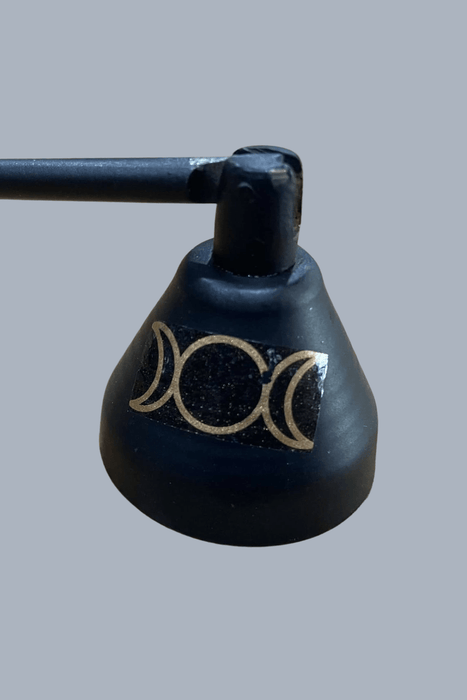 SECONDS Candle Snuffer Black w/ Triple Moon - Dusty Rose Essentials