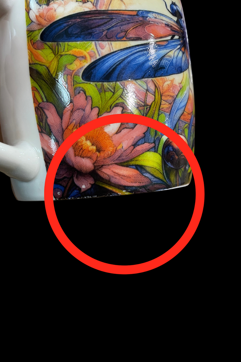 SECONDS Dragonfly Ceramic Mug - Dusty Rose Essentials