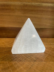 SECONDS Selenite (Satin Spar) Pyramid - Dusty Rose Essentials