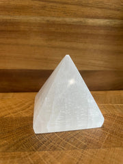 SECONDS Selenite (Satin Spar) Pyramid - Dusty Rose Essentials