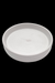 SECONDS White Ceramic Candle Plate - Dusty Rose Essentials