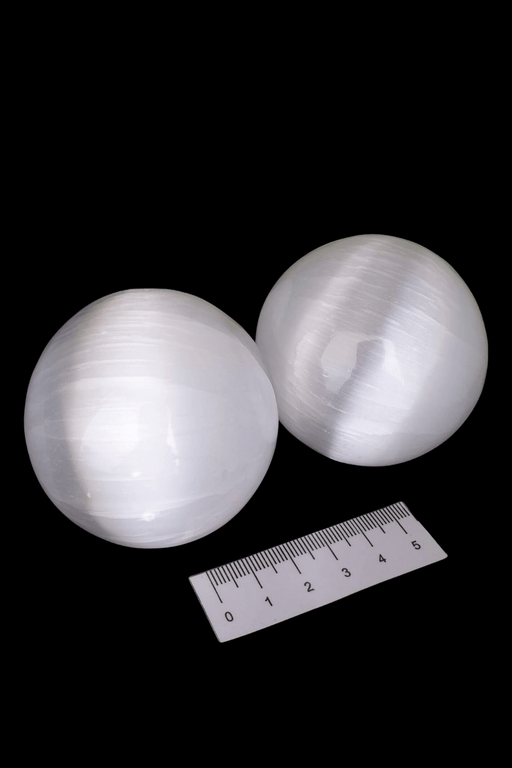 Selenite (Satin Spar) Sphere ≈6 cm diam. - Dusty Rose Essentials