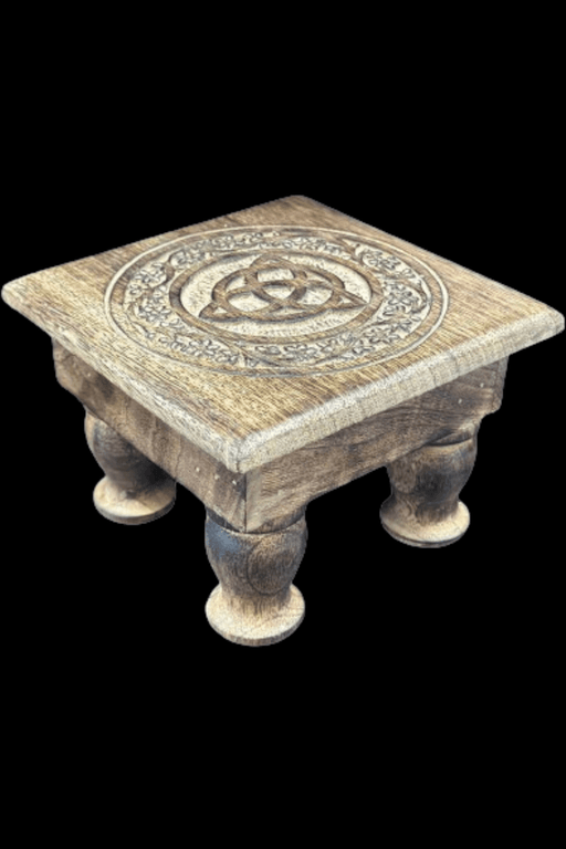 Small Triquetra Rustic Altar Table - Dusty Rose Essentials
