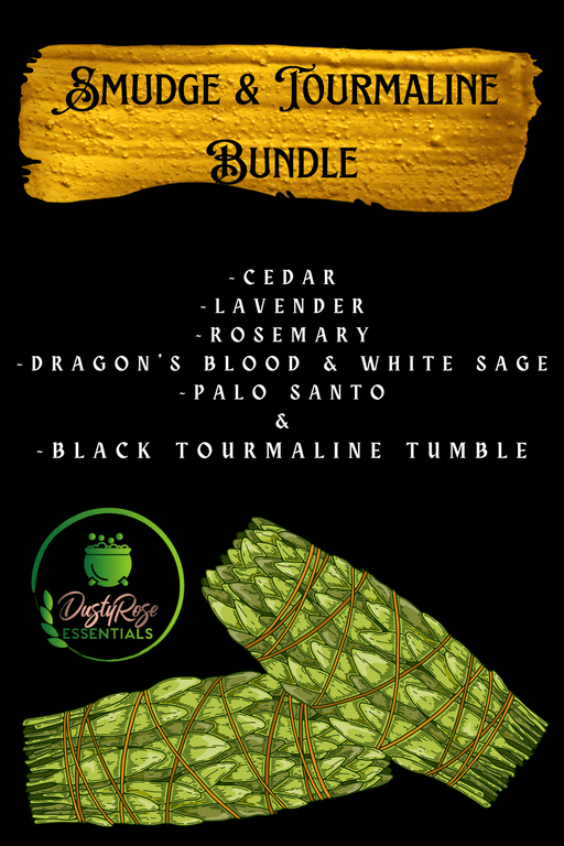 Smudge & Tourmaline Bundle ~ Value $47.96 - Dusty Rose Essentials