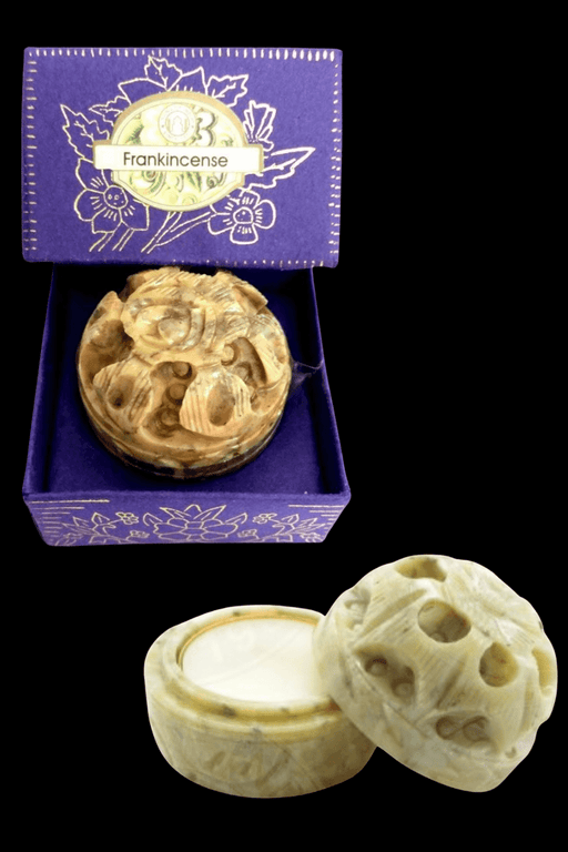 Song Of India Natural Solid Perfume Frankincense - Dusty Rose Essentials