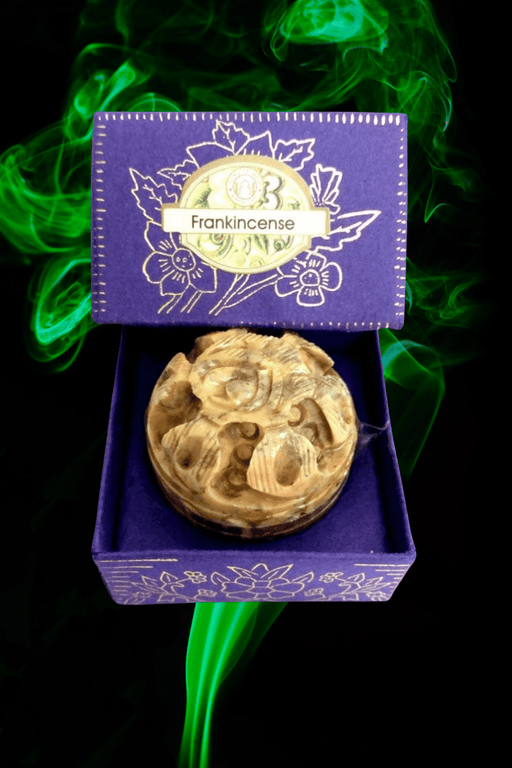 Song Of India Natural Solid Perfume Frankincense - Dusty Rose Essentials