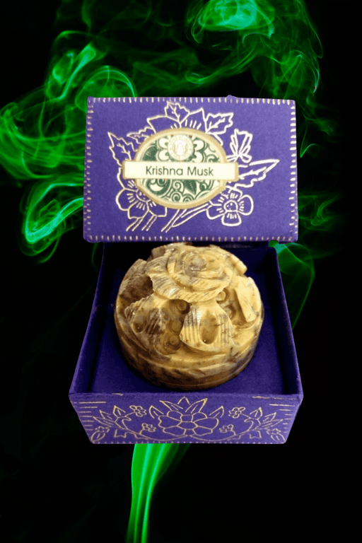 Song Of India Natural Solid Perfume KRISHNA MUSK - Dusty Rose Essentials