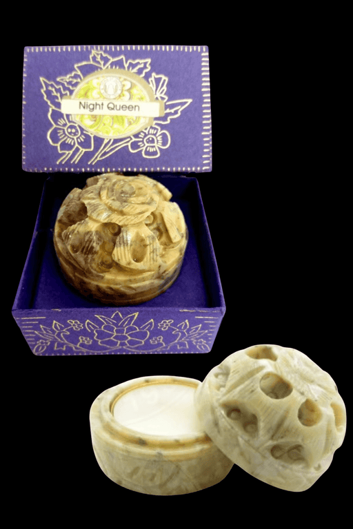 Song Of India Natural Solid Perfume NIGHT QUEEN - Dusty Rose Essentials